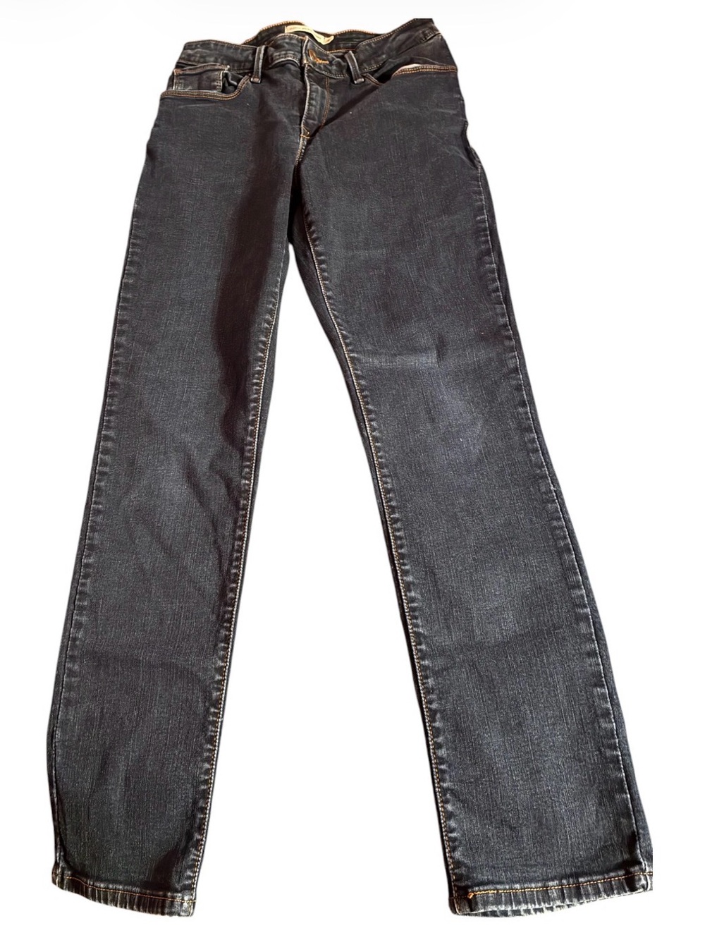 Levi's Women's Straight-Leg Jeans - dark blue Wash Sz 6